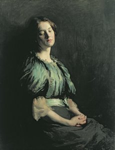 Muotokuva tytöstä, jolla on yllään vihreä mekko, 1899